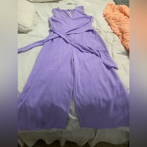 Astr The Label Ankle-length lavender Jumpsuit